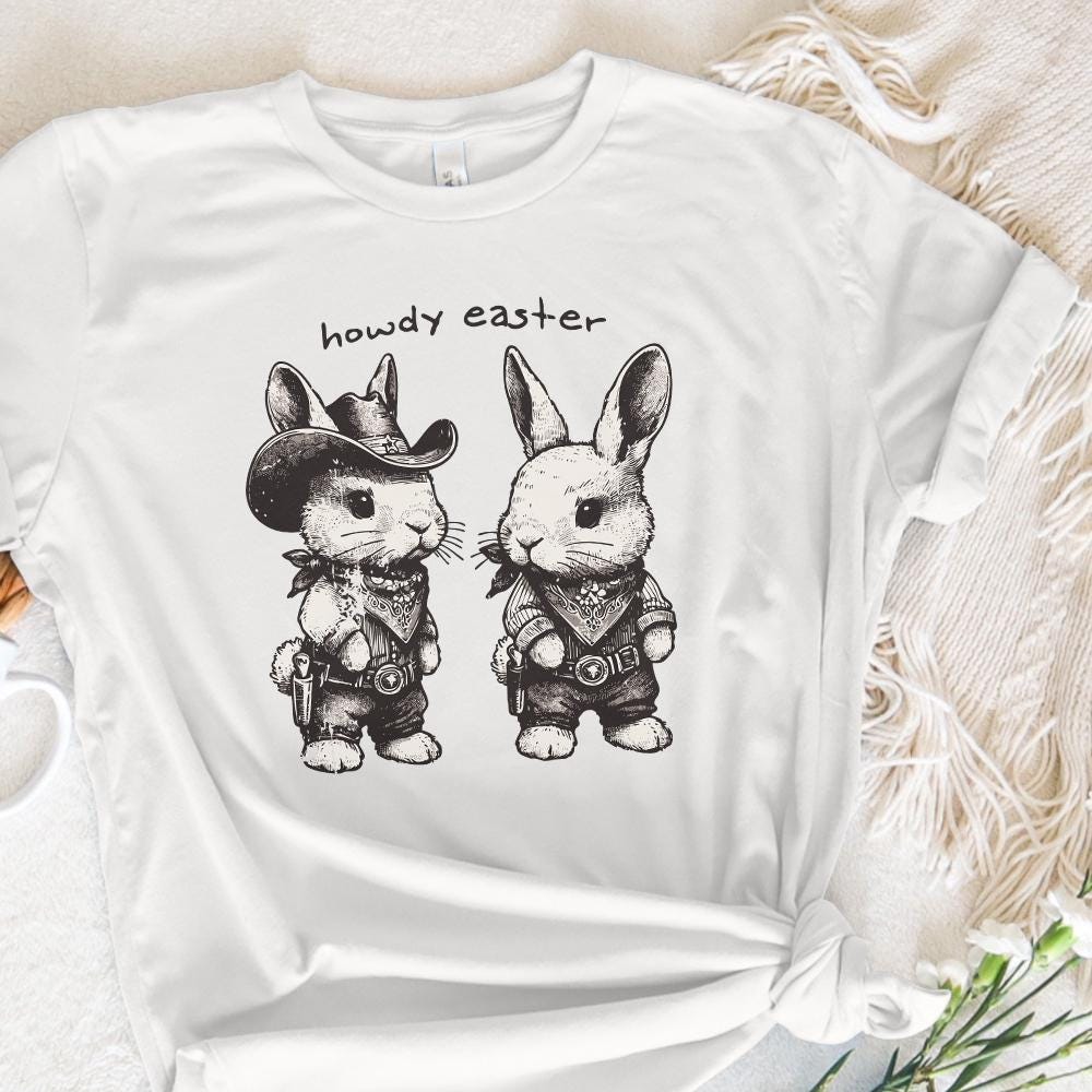 Howdy Easter PNG, Kids Easter Designs - 300 DPI Design for T-Shirt