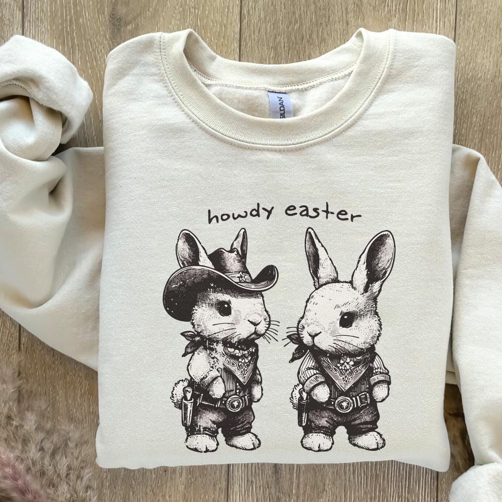 Howdy Easter PNG, Kids Easter Designs - 300 DPI Design for T-Shirt