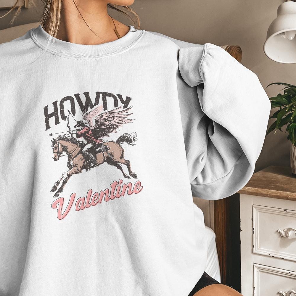 Howdy Valentine Png, Retro Valentine Png - 300 DPI Design for T-Shirt