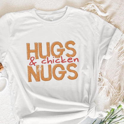 Hugs and Chicken Nugs PNG Digital Download, Commercial Use - 300 DPI