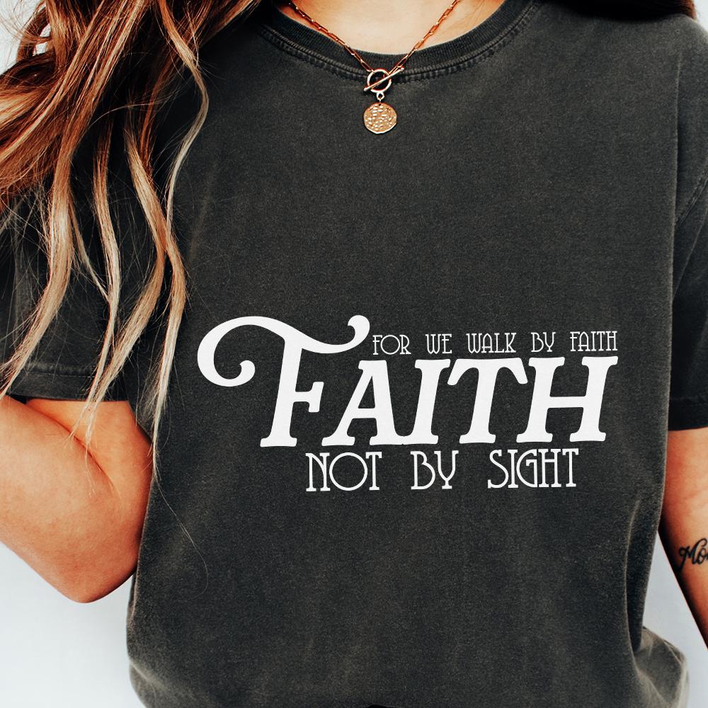 Faith PNG, Inspirational Christian Design - 300 DPI Design for T-Shirt