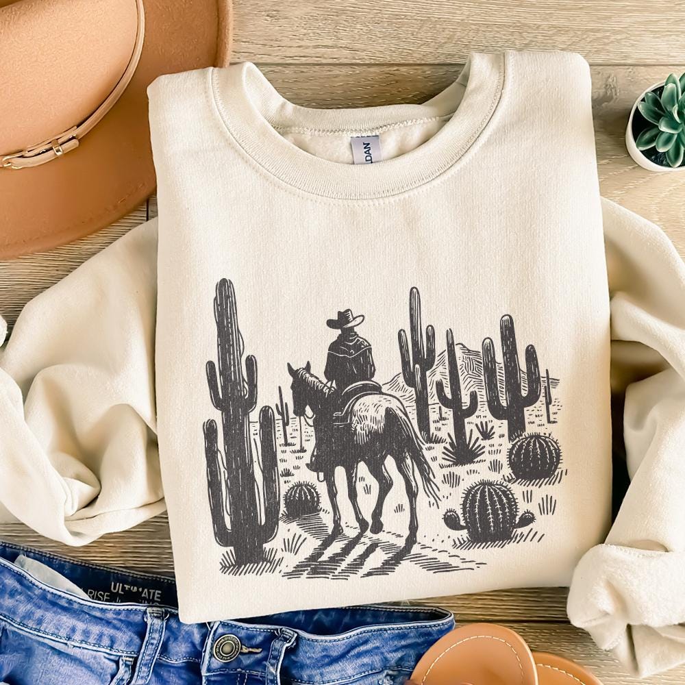 Western Cowboys PNG Alt 2, Western Sublimation Design - 300 DPI Design