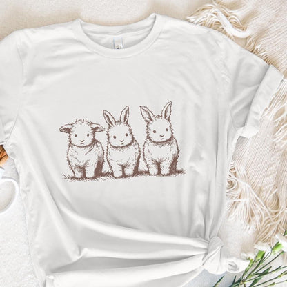 Easter Highland Cow Png, Easter Bunny Png - 300 DPI Design for T-Shirt