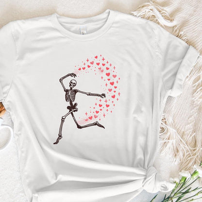 Funny Valentine PNG, Skeleton Valentine - 300 DPI Design for T-Shirt