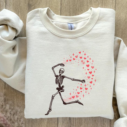 Funny Valentine PNG, Skeleton Valentine - 300 DPI Design for T-Shirt