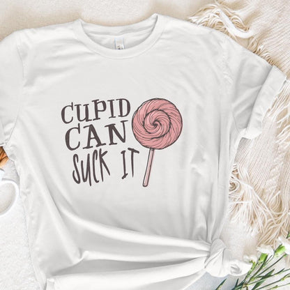 Cupid Can Suck It Png, Funny Valentine's Day Sublimation - 300 DPI Design
