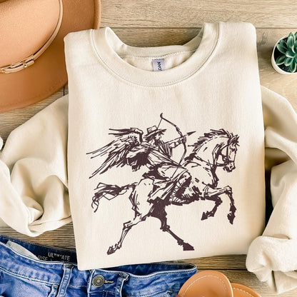 Vintage Cowboy Valentine Png, Howdy Valentine Sublimation - 300 DPI