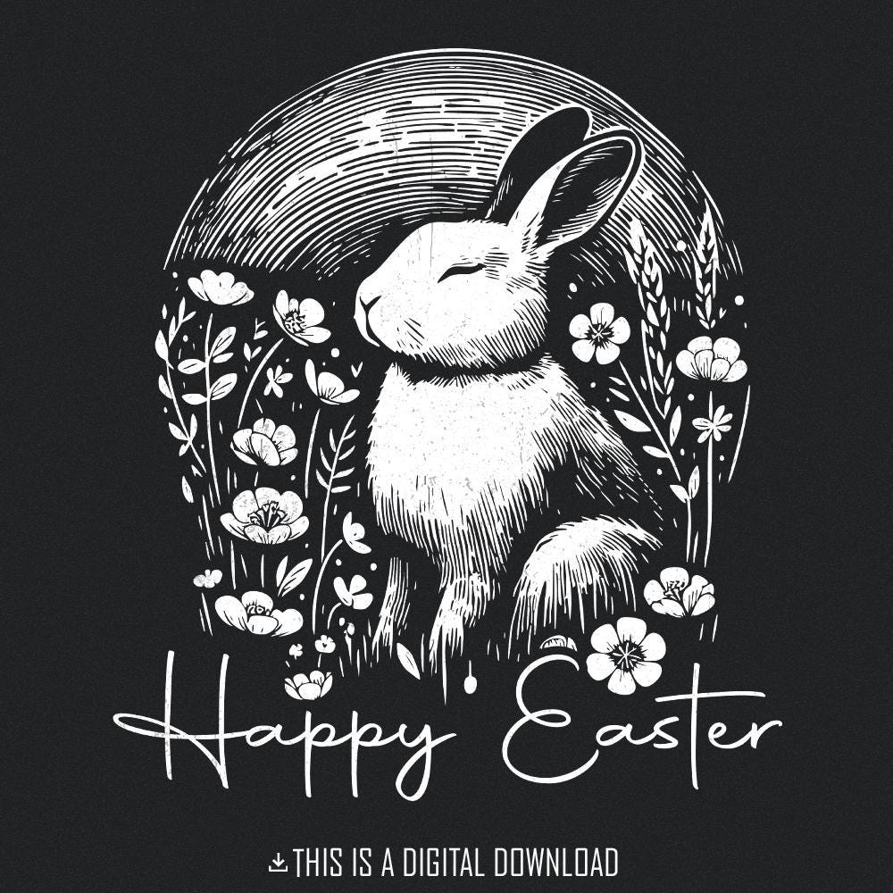 Happy Easter png, Easter png - 300 DPI Design for T-Shirt