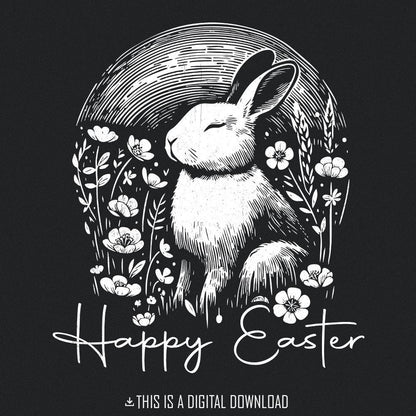 Happy Easter png, Easter png - 300 DPI Design for T-Shirt