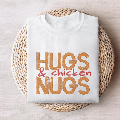 Hugs and Chicken Nugs PNG Digital Download, Commercial Use - 300 DPI
