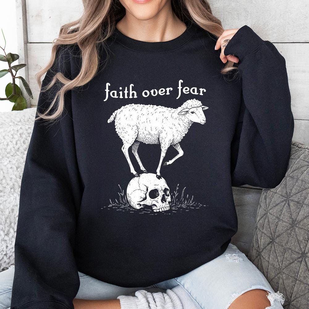 Faith Over Fear PNG, Faith png Design - 300 DPI Design for T-Shirt