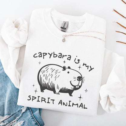 Capybara Spirit Animal PNG, Capybara Lover - 300 DPI Design for T-Shirt