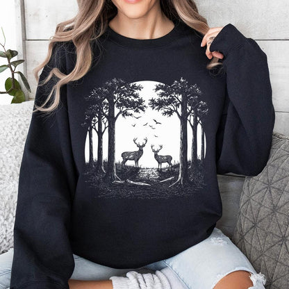 Whitetail Buck PNG Download, Deer Art - 300 DPI Design for T-Shirt