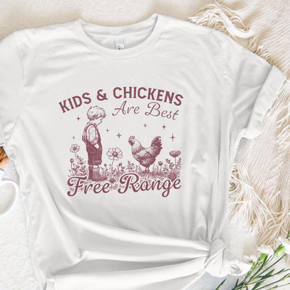 Free Range Farm Kid Design, Homestead PNG - 300 DPI Design for T-Shirt