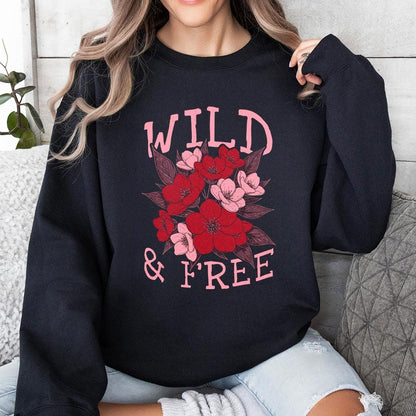 Wild And Free Png, Vintage Retro Design - 300 DPI Design for T-Shirt