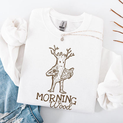 Morning Wood PNG, Funny Sublimation Design - 300 DPI Design for T-Shirt