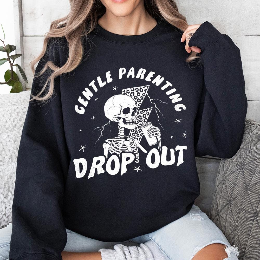 Gentle Parenting Drop Out Png, Sublimation Design Downloads - 300 DPI