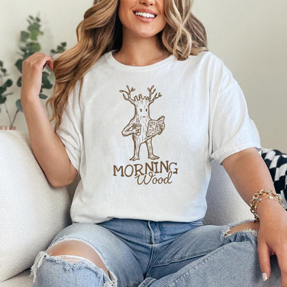 Morning Wood PNG, Funny Sublimation Design - 300 DPI Design for T-Shirt