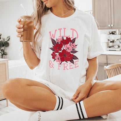 Wild And Free Png, Vintage Retro Design - 300 DPI Design for T-Shirt