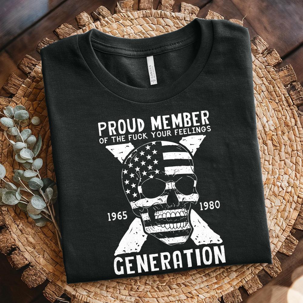 Gen X Halloween Png, Funny Skull Png - 300 DPI Design for T-Shirt