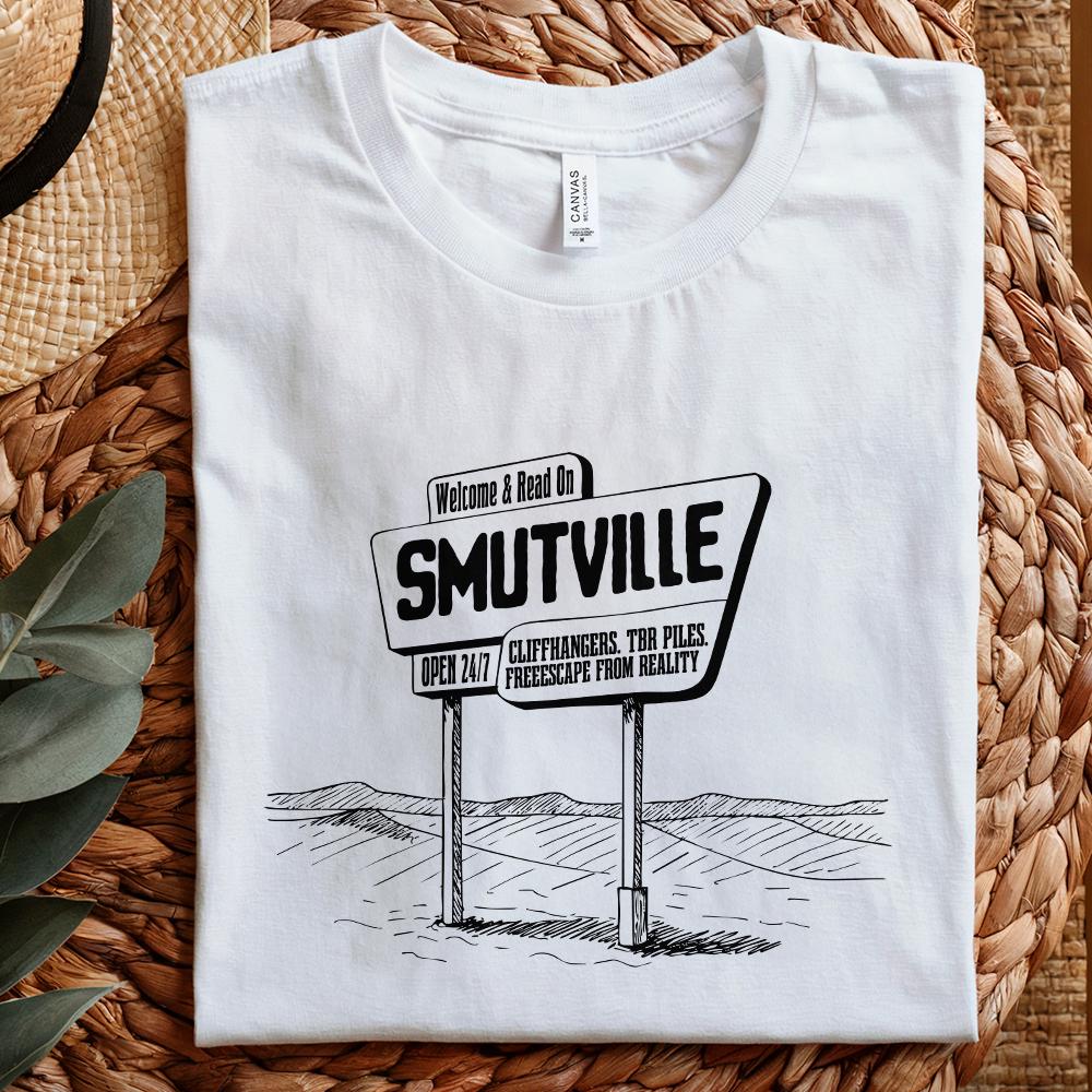 Welcome To Smutville PNG, Funny Book Lover Png - 300 DPI Design for T-Shirt