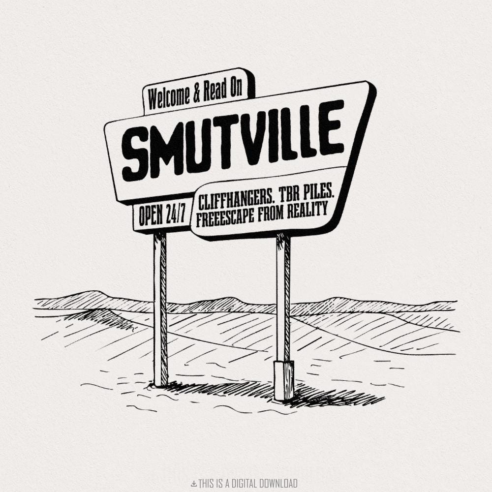 Welcome To Smutville PNG, Funny Book Lover Png - 300 DPI Design for T-Shirt