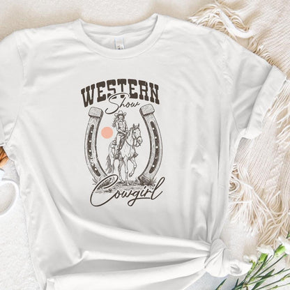 Western Show Cowgirl PNG - Hand Drawn Horse Clipart, Rustic County Fair &