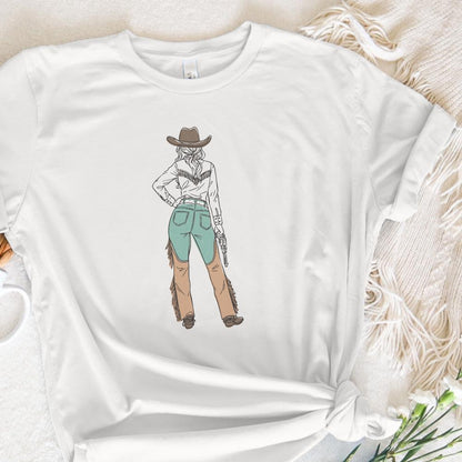 Cowgirl Style PNG, Western Fashion Design - 300 DPI Design for T-Shirt