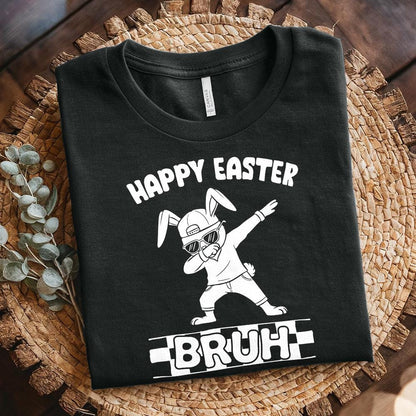 Happy Easter Bruh PNG, Retro Bunny Dabbing Design - 300 DPI Design for