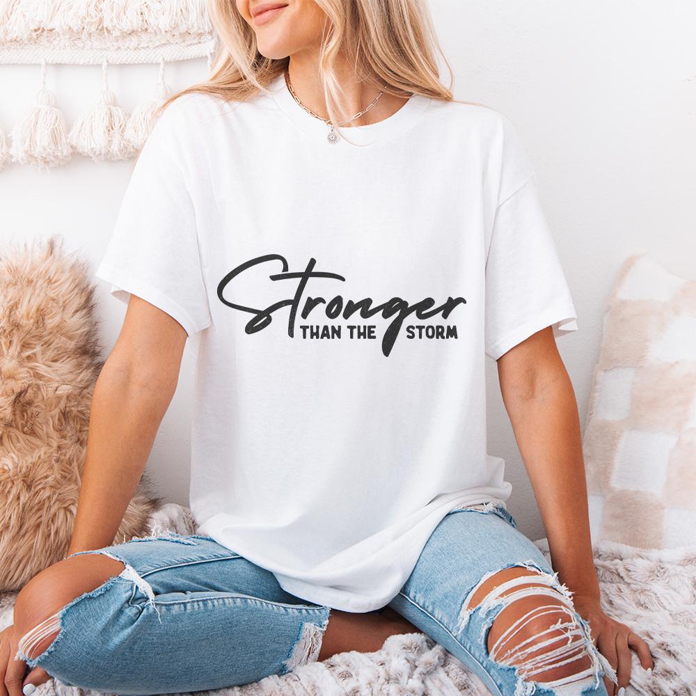 Stronger Than The Storm PNG, Boho Self Love png - 300 DPI Design for