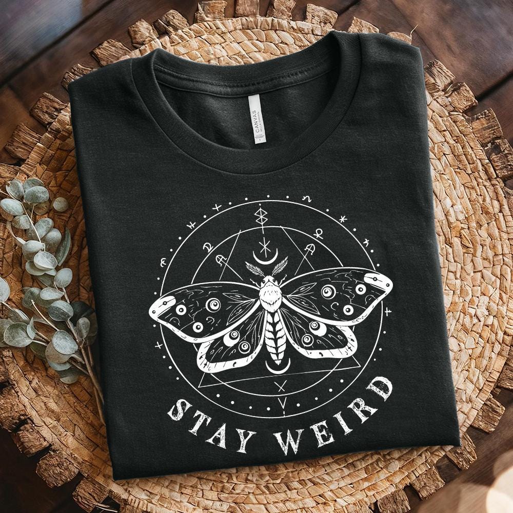 Stay Weird Clipart png, Witchy Vibes - 300 DPI Design for T-Shirt