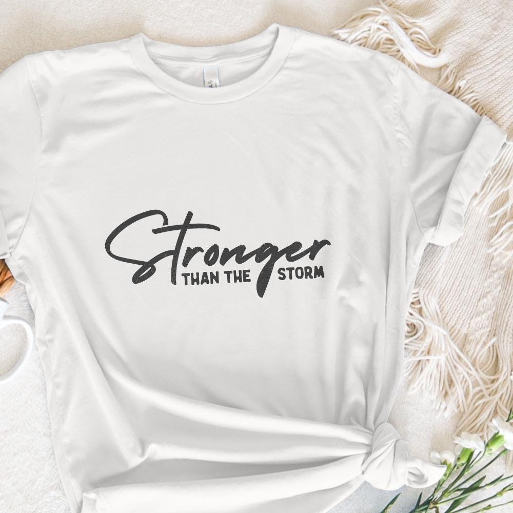 Stronger Than The Storm PNG, Boho Self Love png - 300 DPI Design for