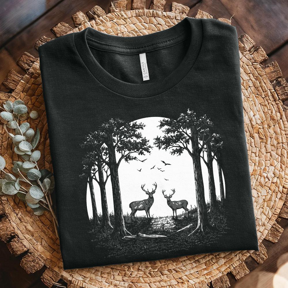Whitetail Buck PNG Download, Deer Art - 300 DPI Design for T-Shirt