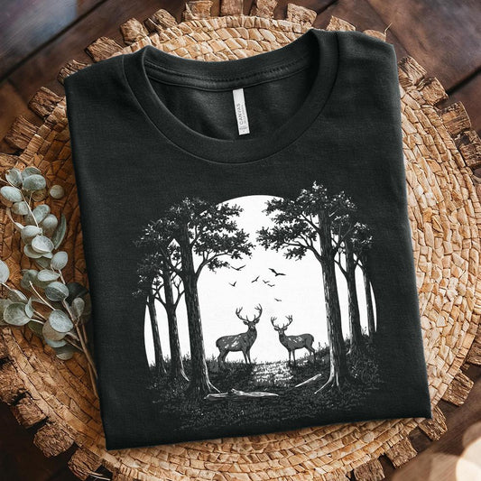 Whitetail Buck PNG Download, Deer Art - 300 DPI Design for T-Shirt