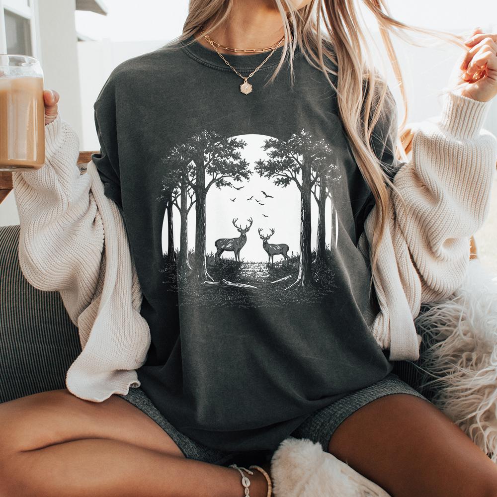 Whitetail Buck PNG Download, Deer Art - 300 DPI Design for T-Shirt