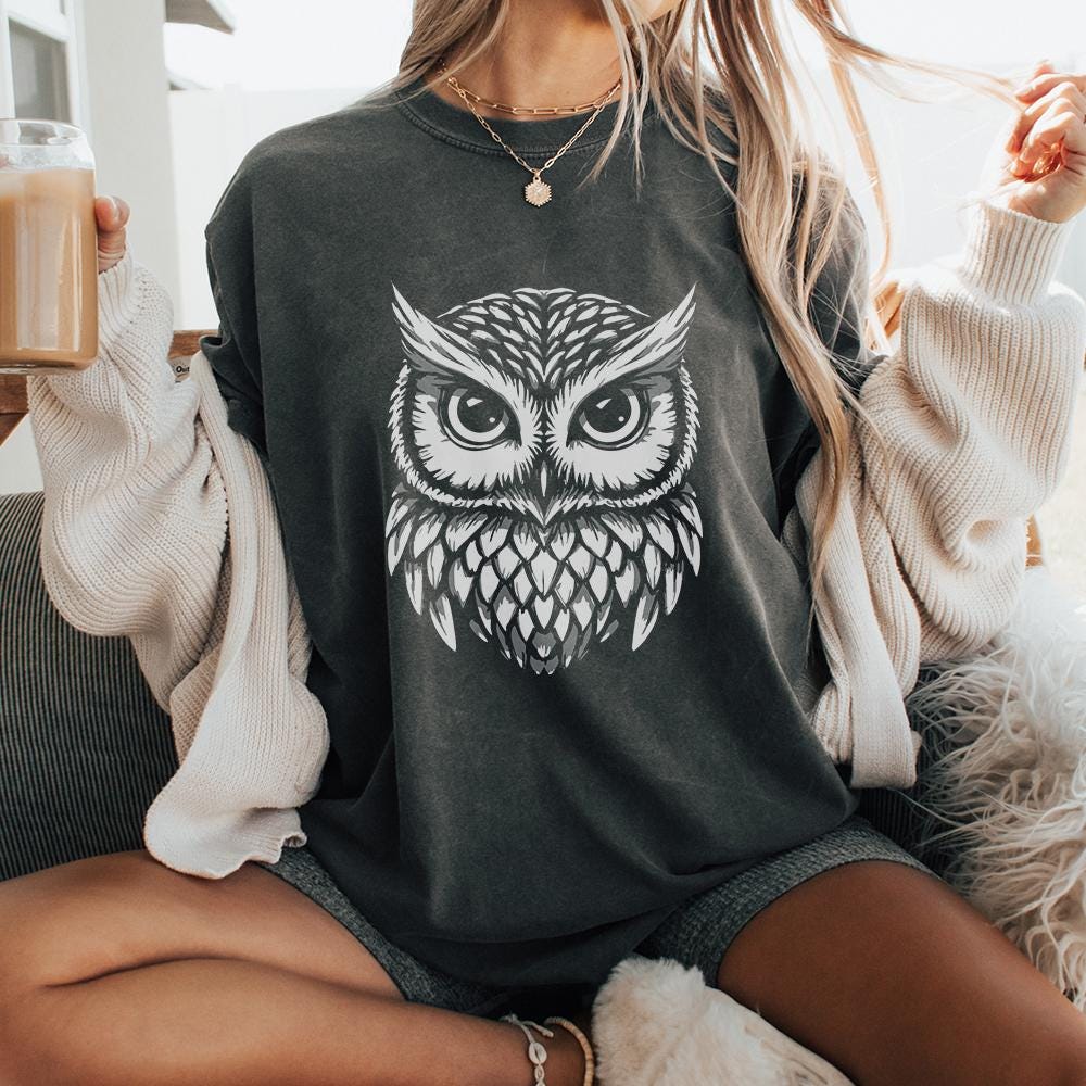 Owl PNG Digital Download, High Resolution Image for Sublimation - 300 DPI
