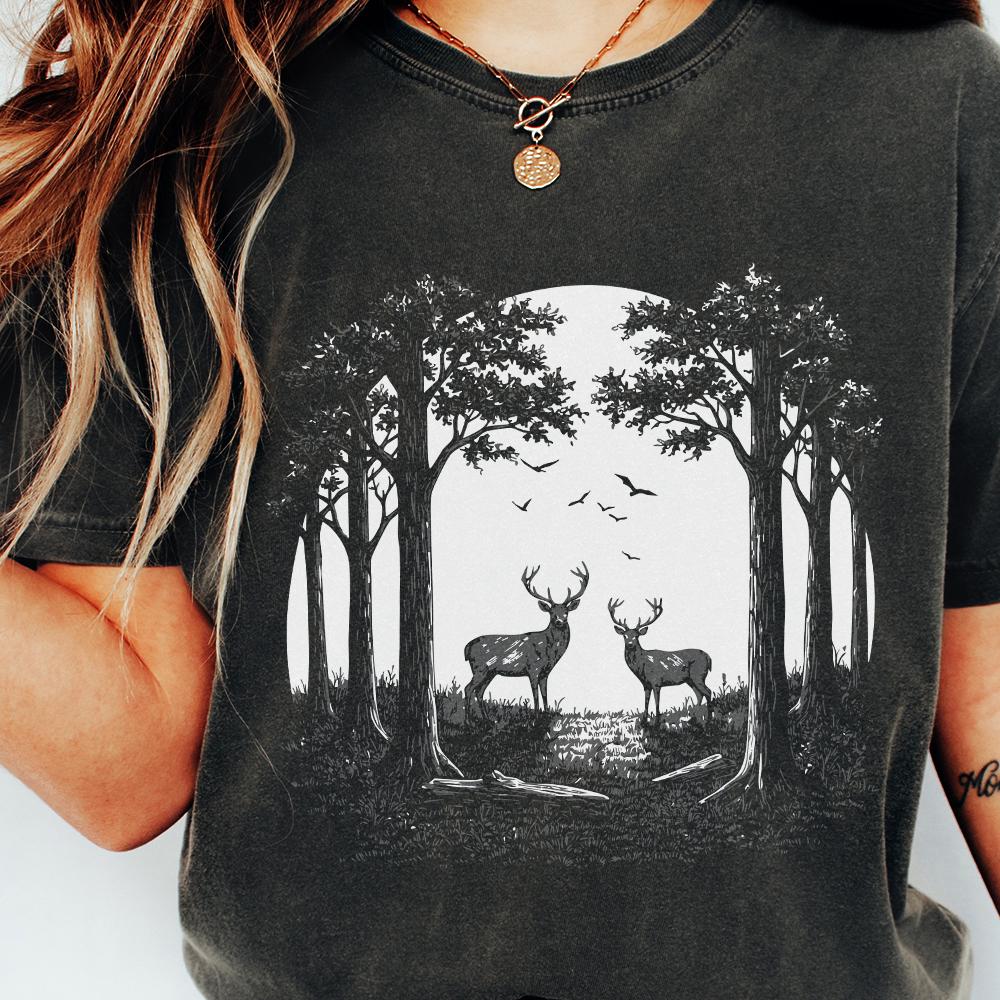 Whitetail Buck PNG Download, Deer Art - 300 DPI Design for T-Shirt