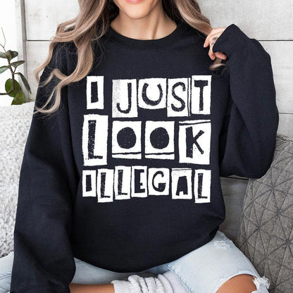 I Just Look Illegal PNG, Funny Hispanic Shirt Design - 300 DPI Design for