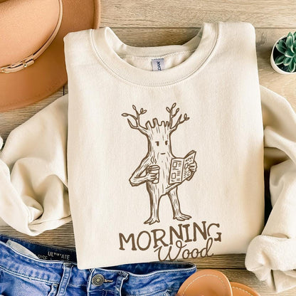 Morning Wood PNG, Funny Sublimation Design - 300 DPI Design for T-Shirt