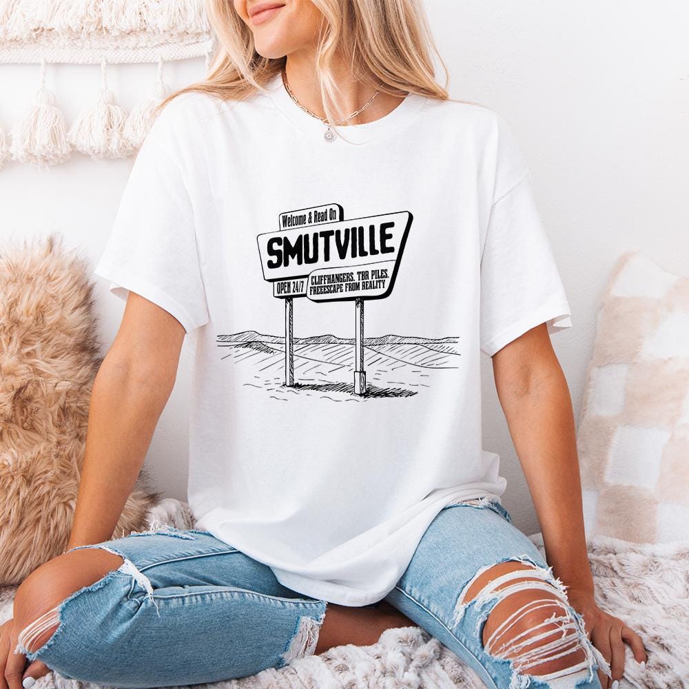 Welcome To Smutville PNG, Funny Book Lover Png - 300 DPI Design for T-Shirt