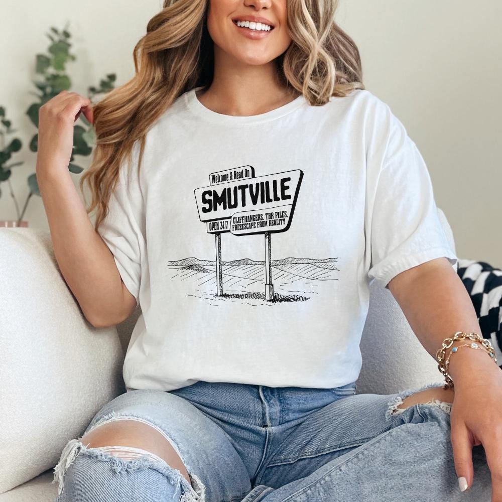 Welcome To Smutville PNG, Funny Book Lover Png - 300 DPI Design for T-Shirt