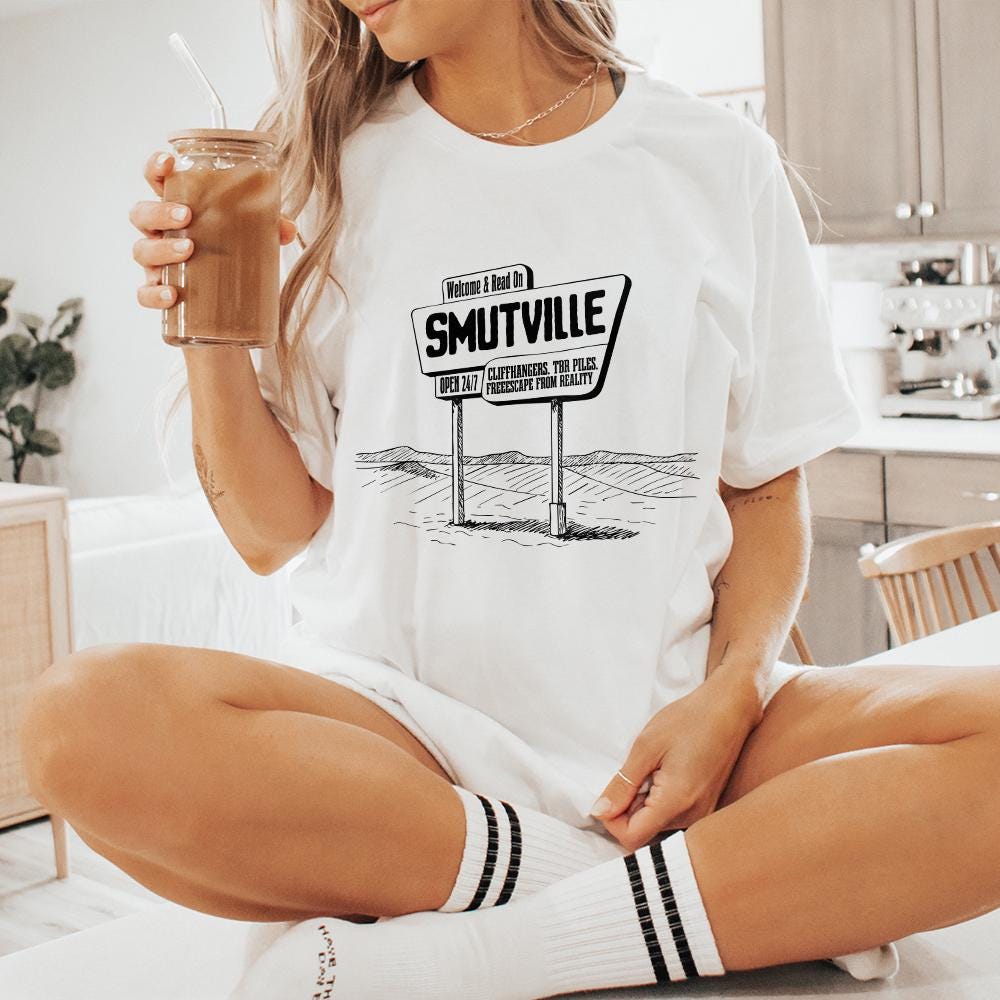 Welcome To Smutville PNG, Funny Book Lover Png - 300 DPI Design for T-Shirt