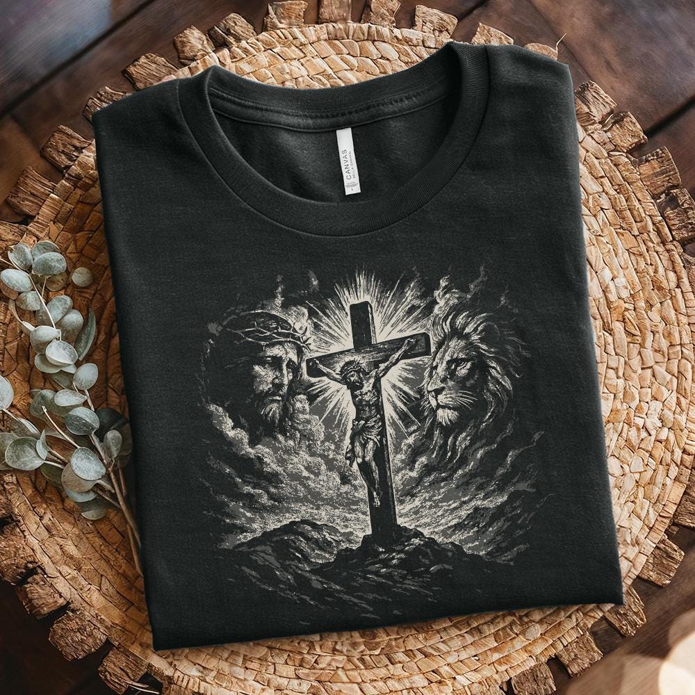 Jesus T-Shirt Design, Religious Halftone - 300 DPI Design for T-Shirt