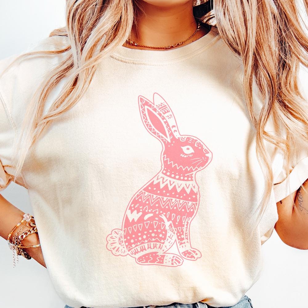 Easter Bunny PNG, Spring png - 300 DPI Design for T-Shirt