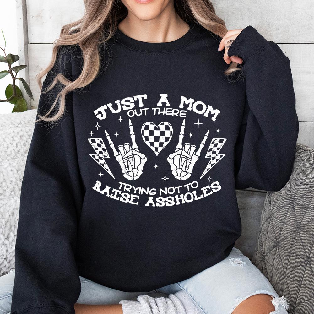 Funny Mom PNG, Just A Good Mom - 300 DPI Design for T-Shirt