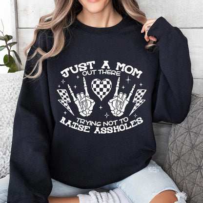 Funny Mom PNG, Just A Good Mom - 300 DPI Design for T-Shirt