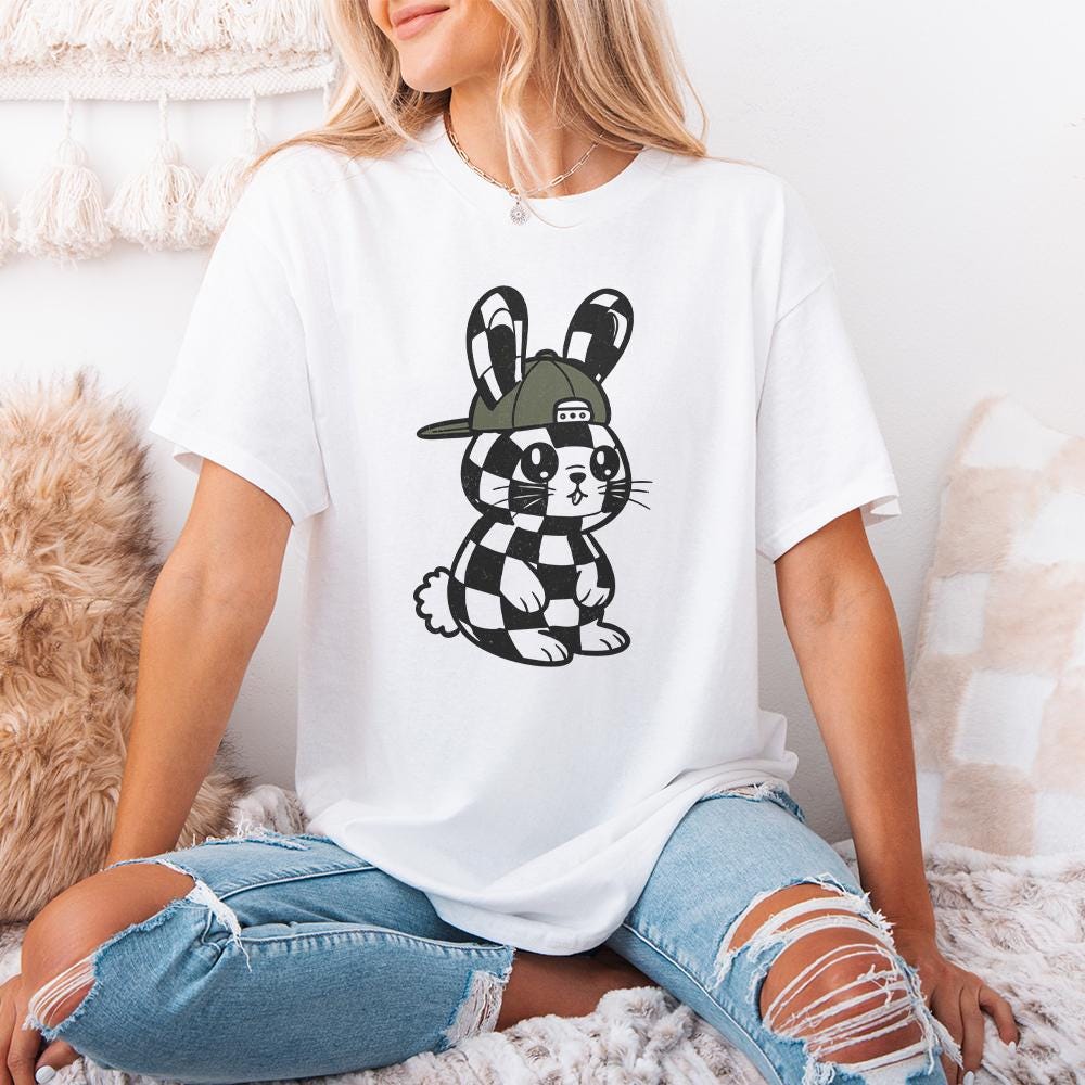 Digital PNG File, Bunny Rabbit Duck Camo - 300 DPI Design for T-Shirt