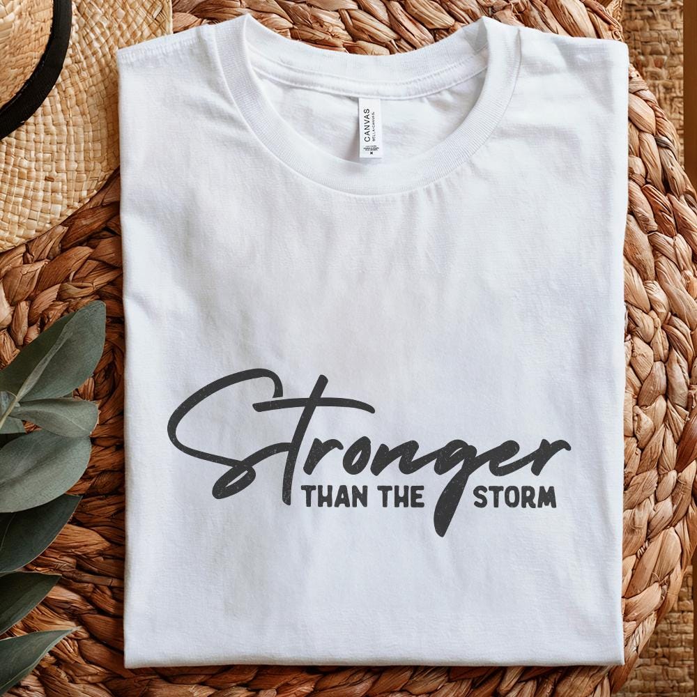 Stronger Than The Storm PNG, Boho Self Love png - 300 DPI Design for