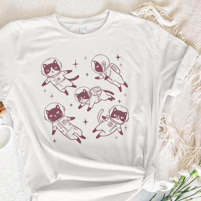 Cats In Space Vintage Retro Alt 2, Cat Lover png - 300 DPI Design for