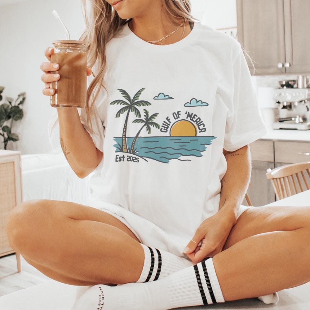 Gulf of merica PNG, Gulf Of Usa - 300 DPI Design for T-Shirt